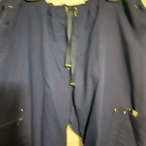 Large navy Figs pants
